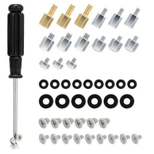 46PCS NVME M.2 SSD Mounting Screws M.2 SSD Screw Kit for Asus Gigabyte ASRock...