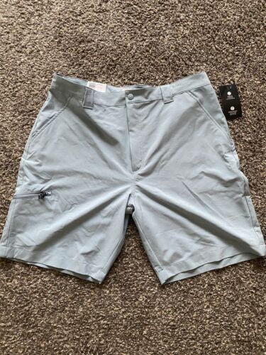 ocean+coast 38” 9” inseam classic fit Grey Sword shorts NWT - Afbeelding 1 van 5
