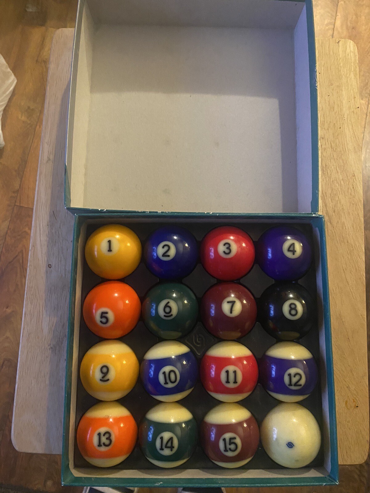 Vintage Aramith Resin Pool Billiard Balls 2 1/4" Original Box Made in Belgium eBay