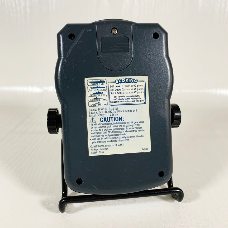 Battleship Electronic Handheld Travel Game MB Hasbro TESTED and