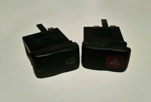 VW Polo 6N (1,4 44kW) Schalter Heckscheibenheizung Warnblinker 6N1953235