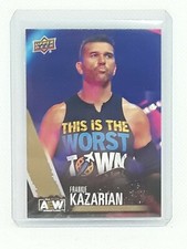 Frankie Kazarian 2021 Upper Deck AEW All Elite Wrestling First Edition #27 GOLD