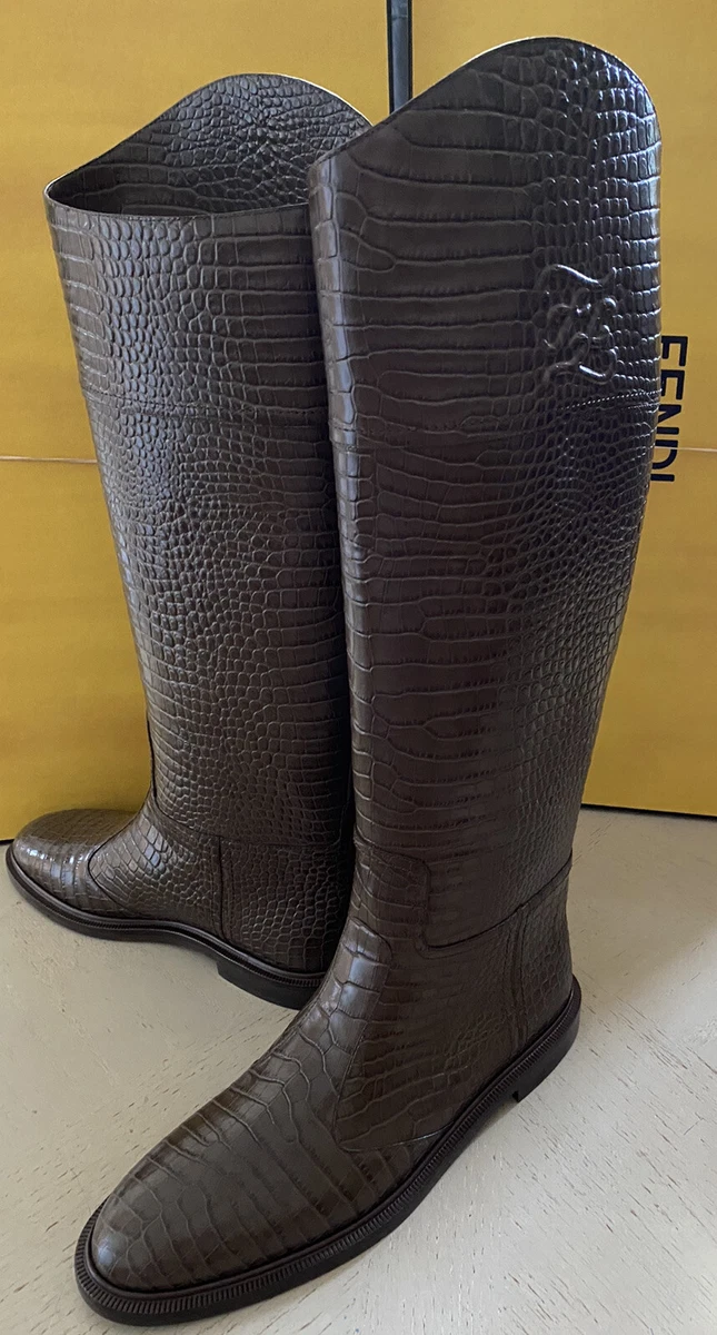 Fendi crocodile boots 2025