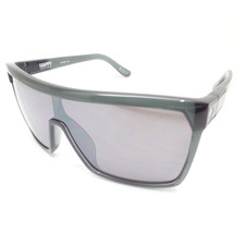 Spy Optics Flynn Translucent Gunmetal Mirror Sunglasses Authentic