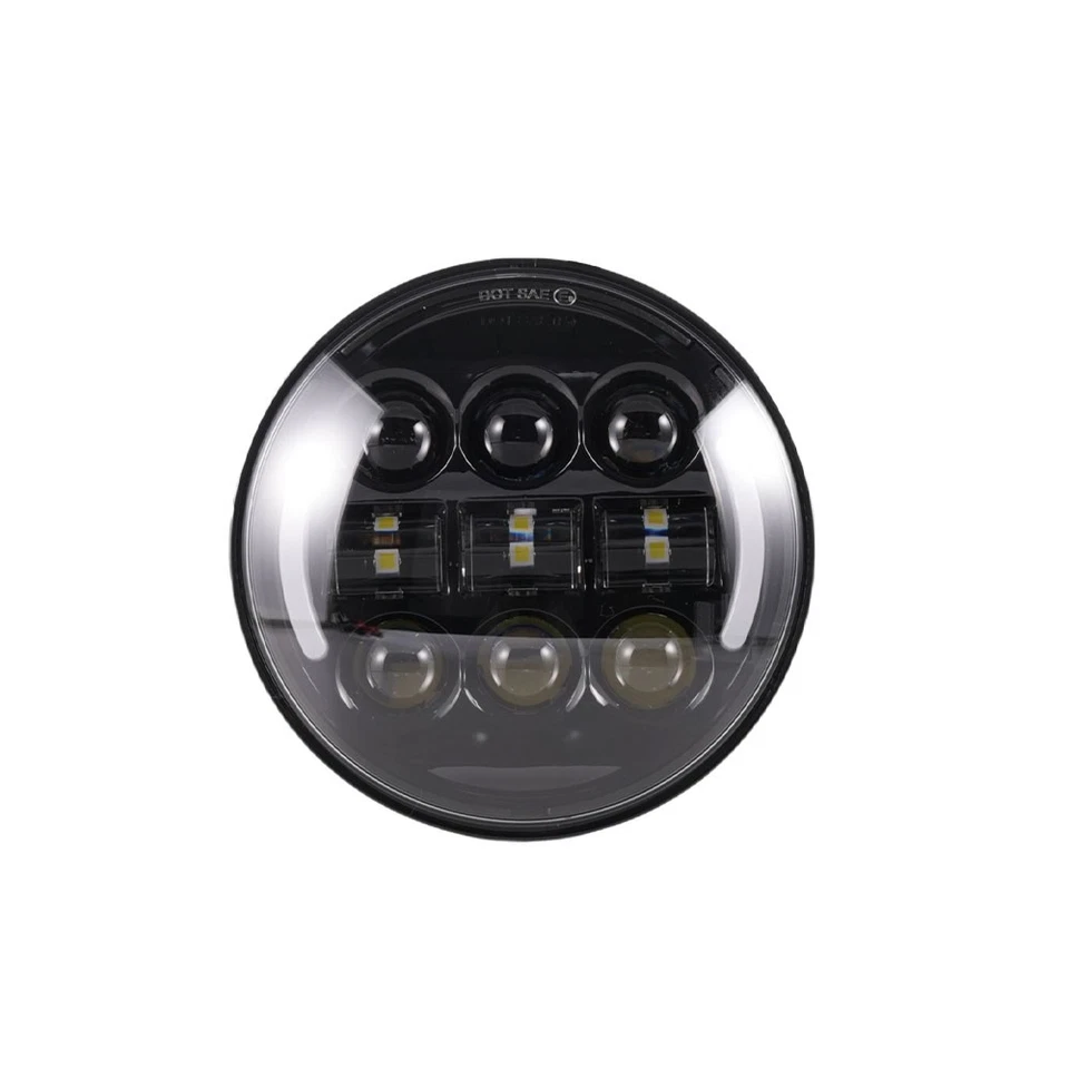 Faro LED de 5-3/4" con intermitente para Honda Shadow Spirit ACE VT VLX 600 750 Foto 2 de 4