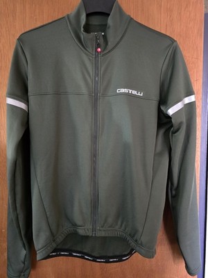 Castelli Fondo 2 Jersey Green Full Zip Cycling Jacket XL