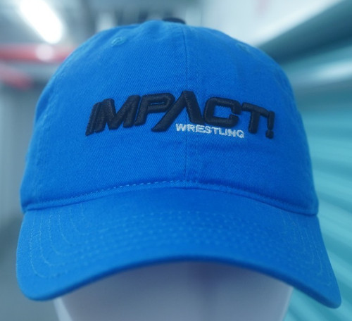 VINTAGE IMPACT WRESTLING DAD CAP BLUE ONE SIZE TNA