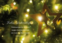 Weihnachten Unverpackte Weihnachtskarte Mit Umschlag Christbaumschmuck Tannenba
