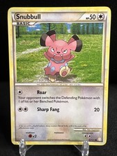Snubbull #82/123 Common HeartGold SoulSilver Pokemon Card 2010