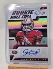 Dante Pettis Auto /99 2018 Panini Certified - Rookie Roll Call Signatures #RC-DP