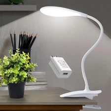 Super Bright Led Work Light Clip On Desk Lamp Energy Efficient Clamp On Reading,