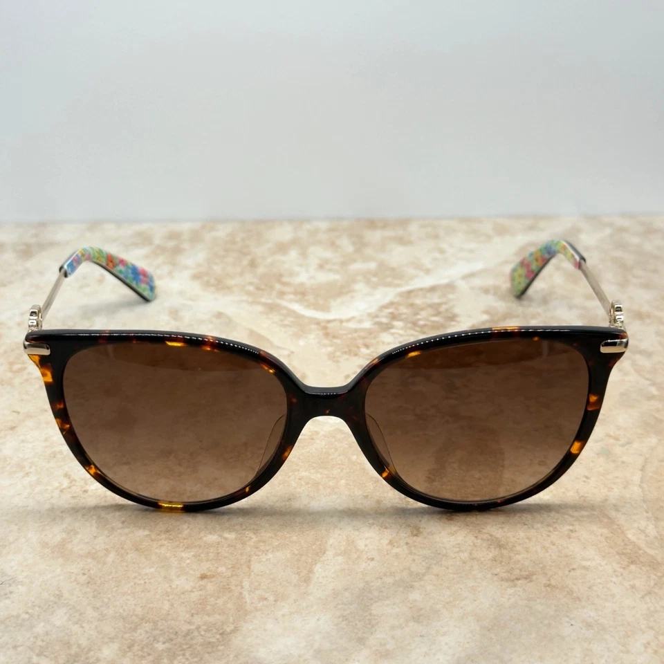 Gafas de sol Kate Spade Kristina Tortoise 54 mm Hello Sunshine Flower degradado NOTA Foto 3 de 4