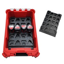 M12 Milwaukee Packout Battery Liner Tray Compact Organizer