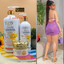 3pc Easy Glow Glutathion, Vit. C WHITENING body Milk, Shower Gel  Face Cream