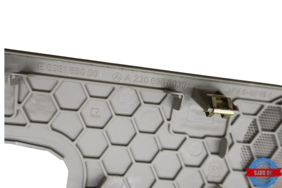 03-12 Mercedes R230 SL500 SL55 AMG Cubierta de altavoz Cubierta con zumbador OEM Foto 4 de 4