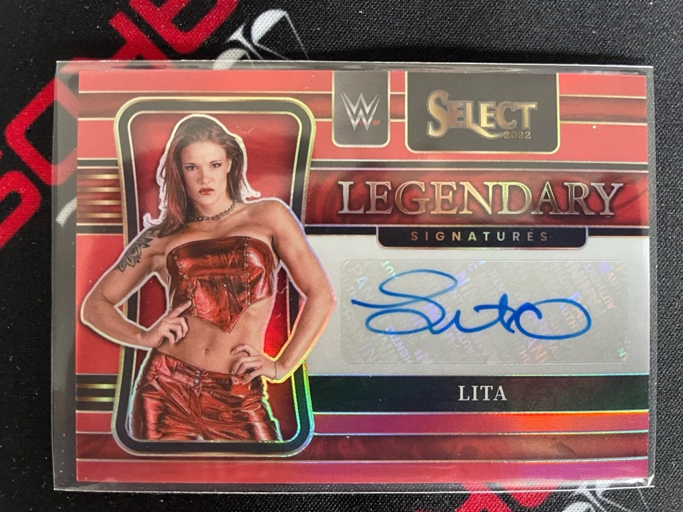 2022 Panini Select WWE Lita Auto /99 – Legendary Signatures - Image 4 of 4