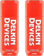 Delkin Devices 3.0 256GB USB Flash Drive, (2-Pack, 256GB), Plug & Play