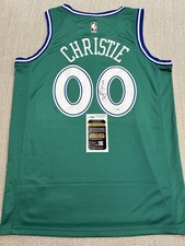 JSA COA MAX CHRISTIE Signed Autographed Dallas Mavericks Basketball Jersey