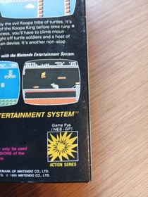 Super Mario Bros Nintendo NES vintage 1985 Game Wirh Box.