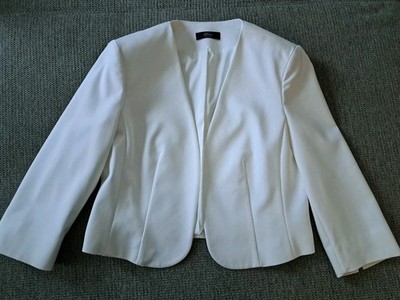  S. Oliver Black Label,Bolero,Gr. 38, weiß, Damen,Jäckchen,Kleiderjacke, NEU 
