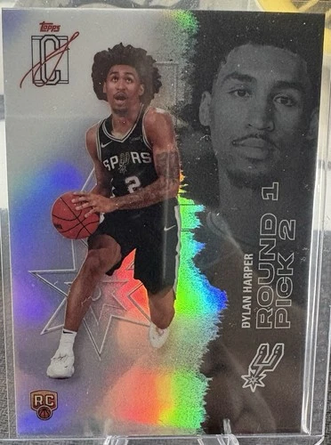 2025-26 Topps Signature Class 25 Dylan Harper Refractor RC #102 Spurs