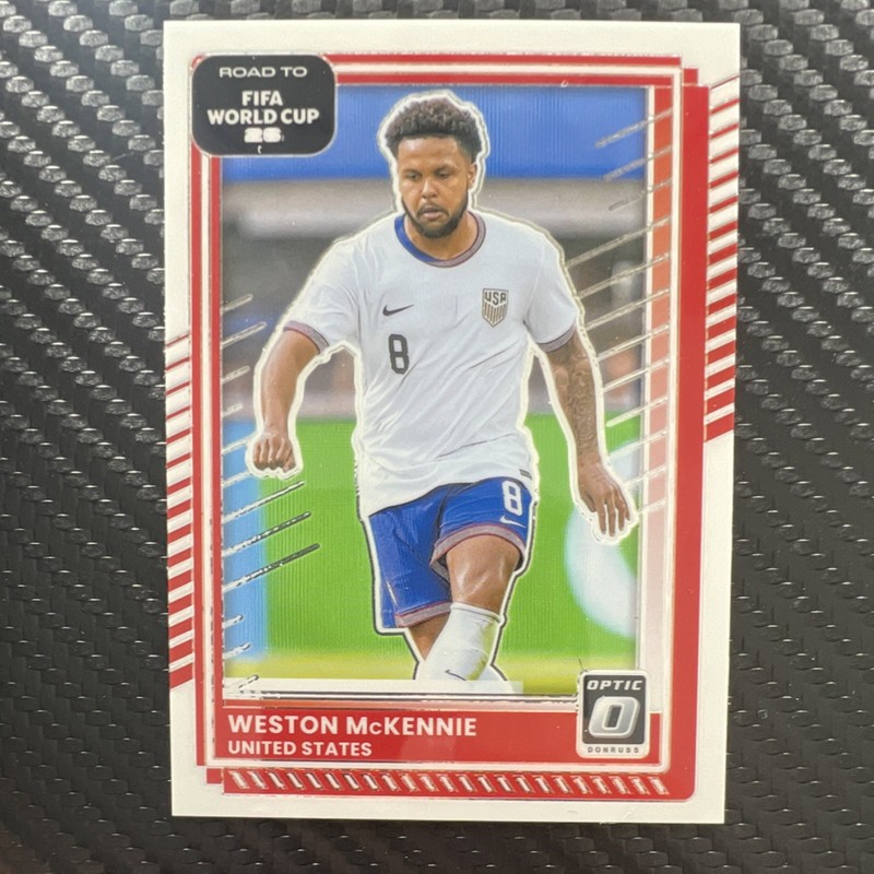 Panini Donruss Road to FIFA World Cup 2025-26 Weston McKennie USA #24 OPTIC