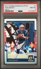 2017 PANINI DONRUSS OPTIC HOLO #1 TOM BRADY PSA 8