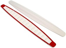 Universal Car Corner Bumper Guard Protector, Anti-Scratch Strips, Carbon -White