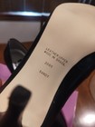  Shoes Pumps Heels Women SABREE  Size 8.5 BLACK Leather Made In Brazil Vintage  — photo 6