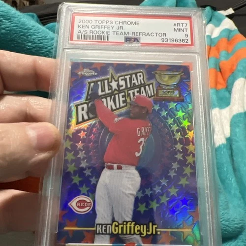 2000 Topps Chrome All-Star Rookie Team Refractor Ken Griffey Jr. #RT7 PSA 9