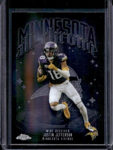 2025 Topps Chrome Justin Jefferson Base (RAW)