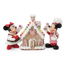 Dept 56 Possible Dreams MINNIE AND MICKEY'S GINGERBREAD HOUSE 6016447 NEW 2025