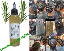 Rosemary Mint Organic Castor Hair Beard Brow Lash Growth Oil (4oz)