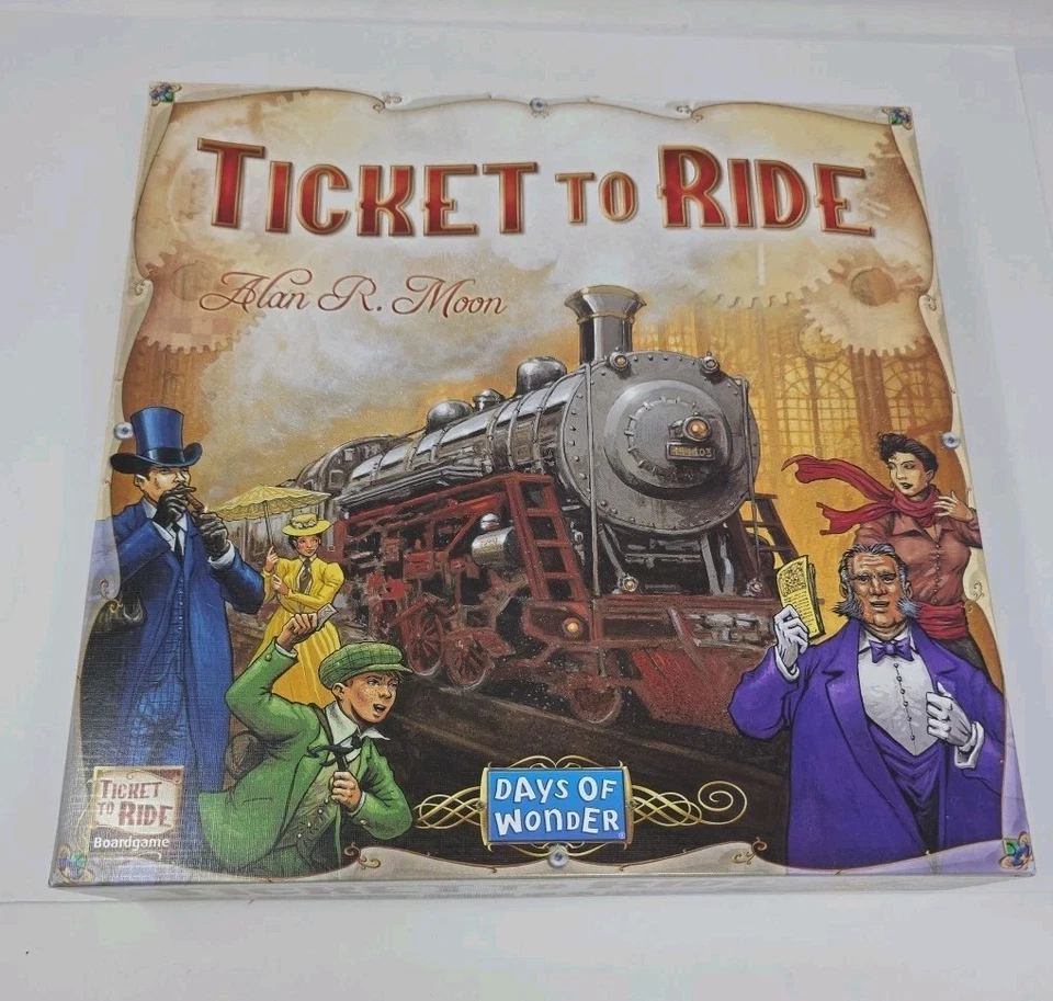 Days of Wonder Ticket To Ride  Alan R. Moon Train Adventure Board Game Complete - Image 2 of 4