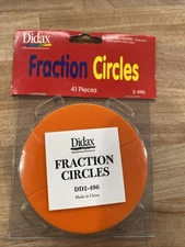 Didax Fraction Circles 41pcs New in Package