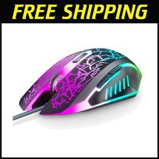 RGB Backlit Computer Mouse with 6 Programmable Buttons