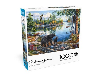 Buffalo Games jigsaw puzzle;  Blue Sky Reflection by Darrell Bush;  1000 pcs