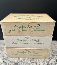 Mosser Glass Jennifer Sets Lot Of 3 Boxes Mini  Dancing Ballerina  - Pink - New-