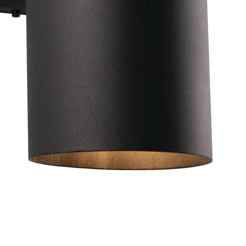 Vaxcel Lighting CO-OWB052 Black Chiasso 14"H 2-Light Outdoor Wall Sconce - Picture 8 of 12