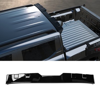 For BYD Shark 6 Pickup 2024-2026 Glossy Black Rear Roof Spoiler Wing Body Kit