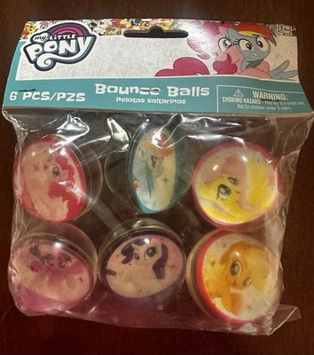 My little pony set of 6, Bouncie Balls,  New