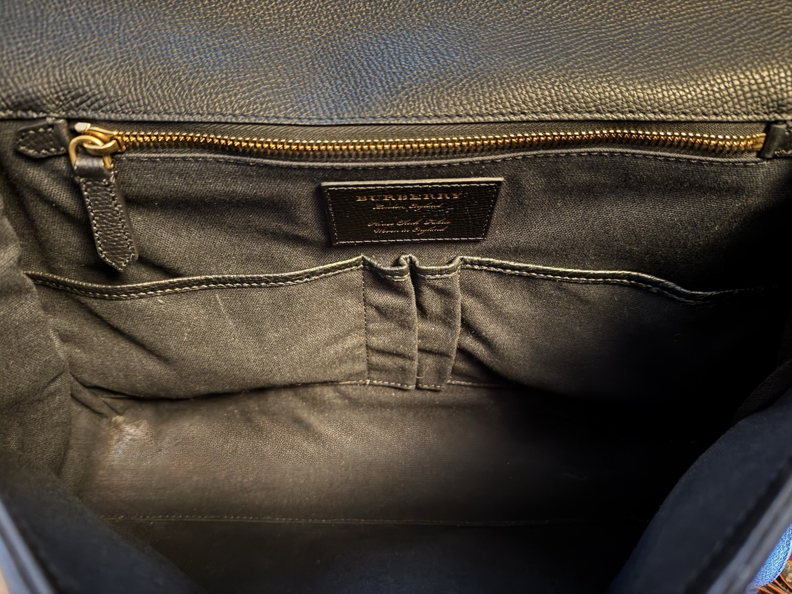 Burberry - Rare vintage satchel - Black and house check image 5