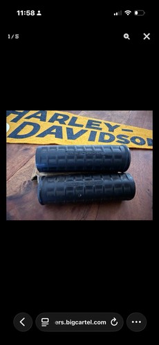 Harley Grips Waffle Nos Panhead Oem Restoration Stock
