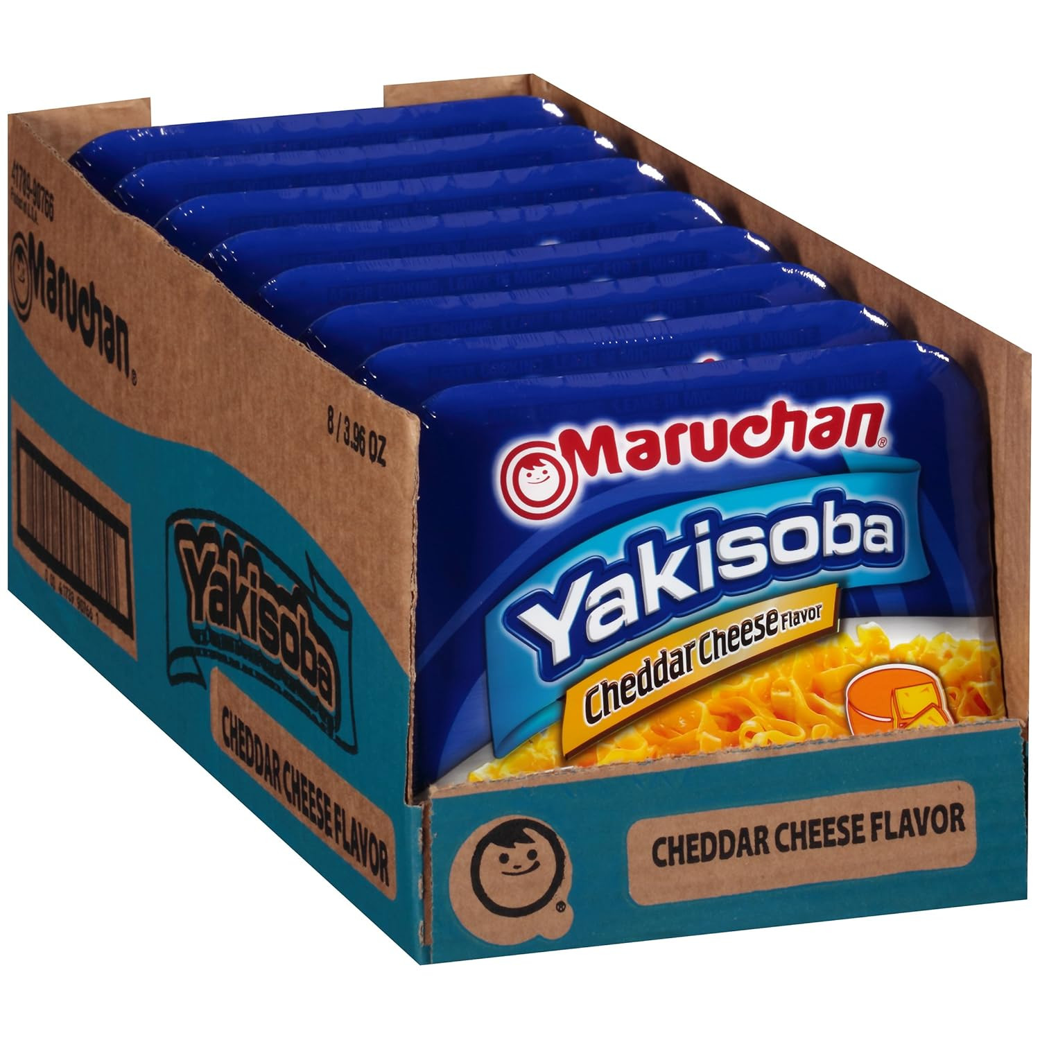 Sabor queso cheddar Maruchan Yakisoba, 3,96 OZ, paquete de 8