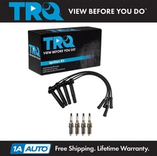 TRQ Ignition Kit Spark Plug & Wire Set For Subaru Legacy Impreza H4 2.5L