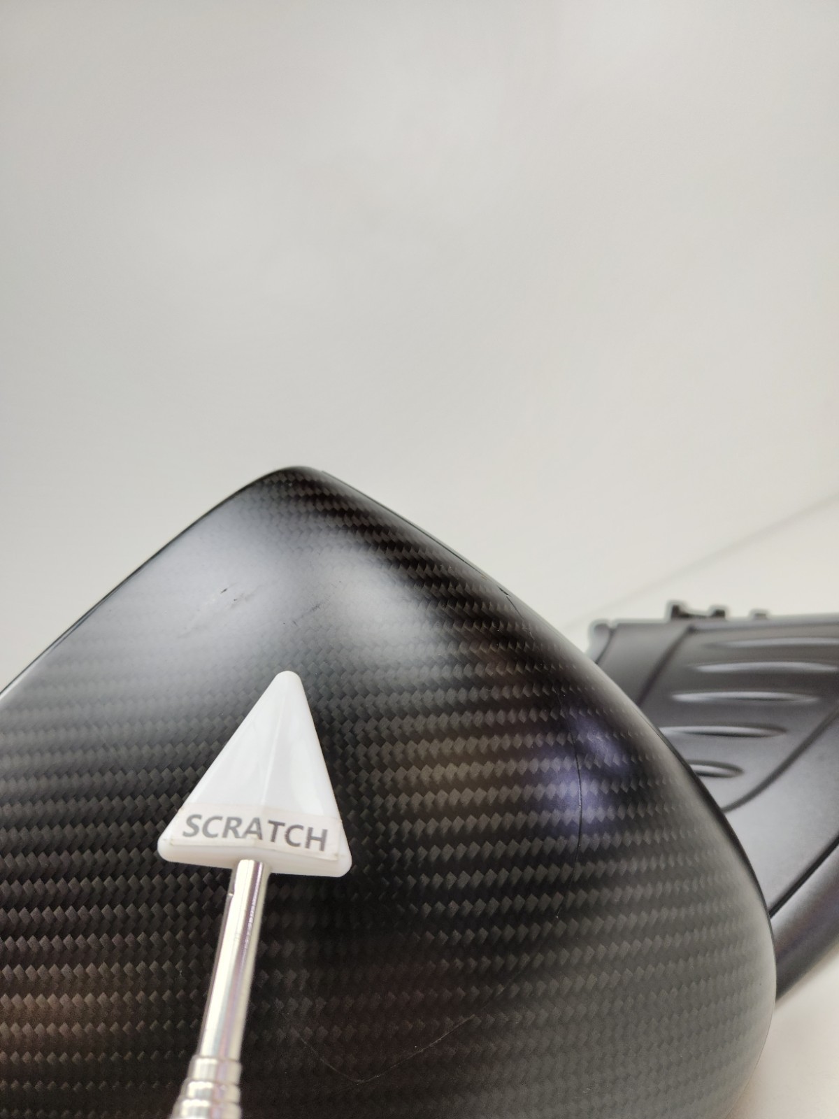 2015-2017 MCLAREN 675LT RIGHT PASSENGER SIDE CARBON FIBER MIRROR ASSEMBLY OEM 