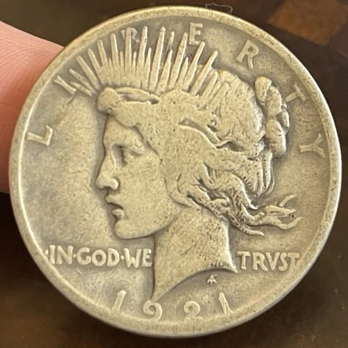 KEY DATE! 1921 P Peace Silver Dollar ~ VERY RARE!! 90% Silver $1