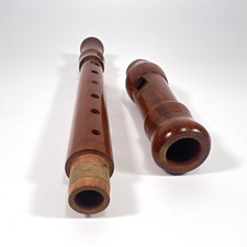 Vintage Johannes Adler Magnamusic Baroque Soprano C Recorder Germany Wood