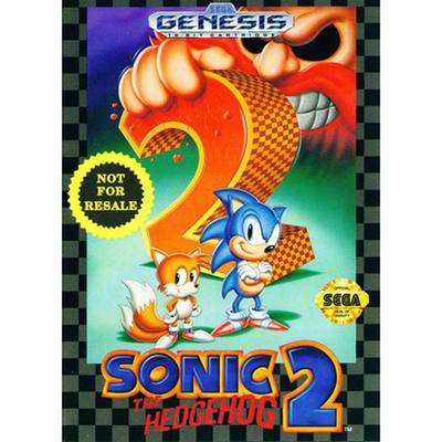 #ad Sonic Hedgehog 2 Sega Genesis Cart Only $9.95