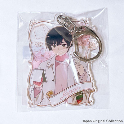 Hetalia Japan Acrylic Keychain WEB Kuji From Japan New